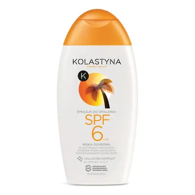 Kolastyna Emulsja do opalania wodoodporna SPF 6