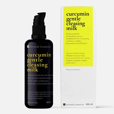 Dermash Cosmetics Gentle Cleansing Milk (Delikatne mleczko do demakijażu przeciw niedoskonałościom z kurkuminą)