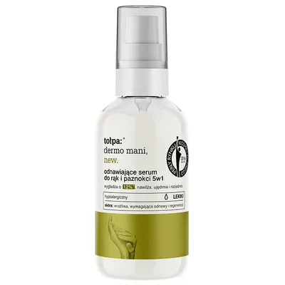 Tołpa Dermo Mani, Odnawiające serum do rąk i paznokci 5 w 1