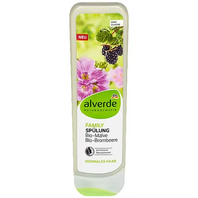 Alverde Spülung Family Bio-Malve & Bio-Brombeere (Rodzinna odżywka `Bio malwa bio jeżyna`)