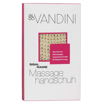 Aldo Vandini Sisal Ramie Massagehandschuh (Sizalowa rękawica do masażu)