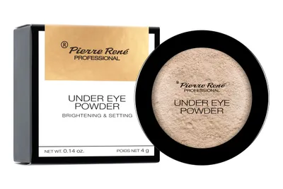 Pierre Rene Professional, Under Eye Powder (Rozświetlająco - wygładzający puder pod oczy)