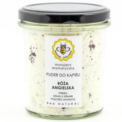 Miodowa Mydlarnia Puder do kąpieli `Róża angielska`