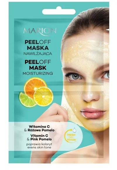 Marion Nawilżająca maseczka peel-off `Pink pomelo i witamina C`