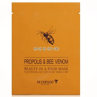 SkinFood Propolis & Bee Venom, Beauty in a Food Mask (Maska w płachcie `Propolis i jad pszczeli`)