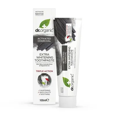 Dr.Organic Activated Charcoal Extra Whitening Toothpaste (Wybielająca pasta do zębów z organicznym aktywnym węglem)