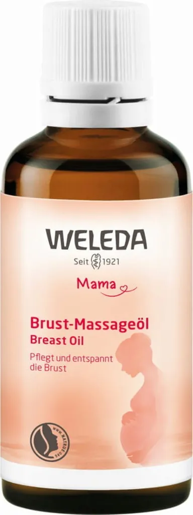 Weleda Mama Brust-Massageol (Odżywczy i kojący olejek do biustu)