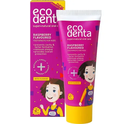 Ecodenta Raspberry Flavoured Toothpaste for Kids (Pasta do zębów dla dzieci o smaku malinowym)