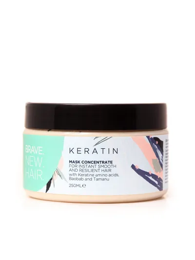 Brave New Hair Keratin, Mask Concentrate (Maska intensywnie wygładzająca)