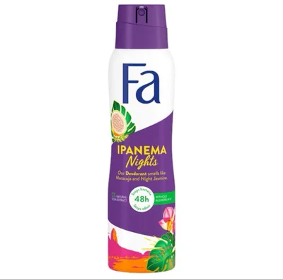 Fa Ipanema Nights, Deodorant Spray (Dezodorant w sprayu (nowa wersja))