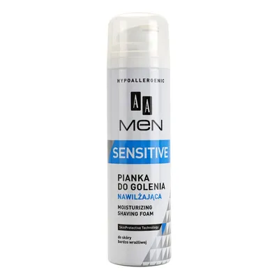 AA Men Sensitive, Pianka do golenia nawilżająca