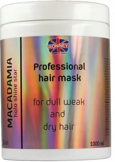 Ronney Professional Hair Mask Macadamia Holo Shine Star (Profesjonalna maska do włosów Makadamia)