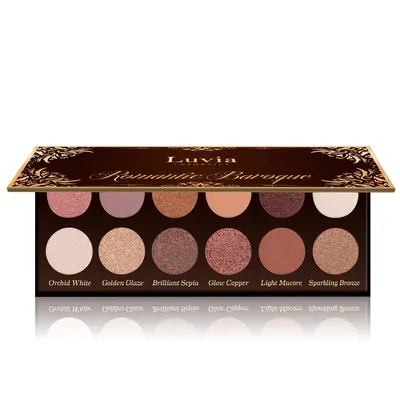 Luvia Cosmetics Romantic Baroque Eyeshadow Palette (Paleta 12 cieni do powiek)
