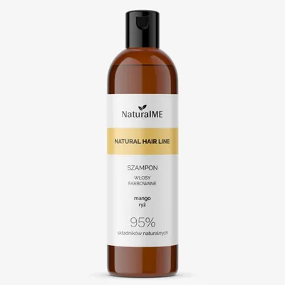 NaturalME Szampon do włosów farbowanych `Mango i ryż`