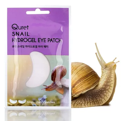 Quret Snail Hydrogel Eye Patch (Rewitalizujące płatki pod oczy)