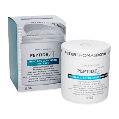 Peter Thomas Roth Peptide 21 Amino Acid Exfoliating Peel Pads (Złuszczające  płatki z peptydami)