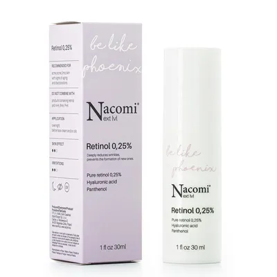 Nacomi Next Lvl, Be Like Phoenix Retinol 0,25% Serum (Serum z retinolem 0,25%)