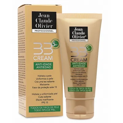 Jean Claude Olivier BB Cream Anti-idade Antiedad 5 in 1 (Krem BB  w 1)