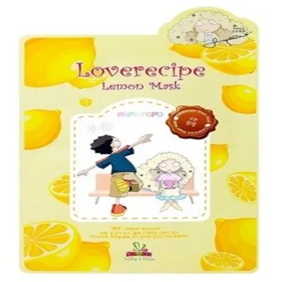 Love Recipe Sally's Box, Lemon Mask (Celulozowa maska w płacie `Cytryna`)