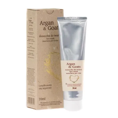Scandia Cosmetics Argan & Goats, Maseczka do twarzy