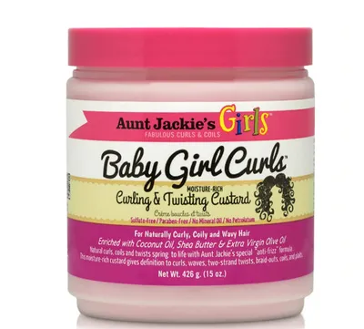 Aunt Jackie's Baby Girl Curls, Curling & Twisting Custard (Krem do stylizacji loków)