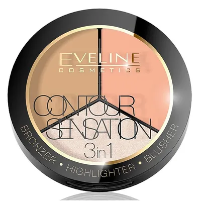 Eveline Cosmetics Contour Sensation (Paleta modelująca kontur twarzy)