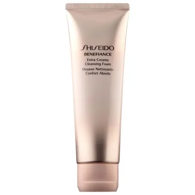 Shiseido Benefiance, Extra Creamy Cleansing Foam (Pianka oczyszczająca)
