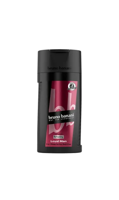 Bruno Banani Loyal Man Shower Gel 3 in 1 (Żel pod prysznic dla mężczyzn 3 w 1)