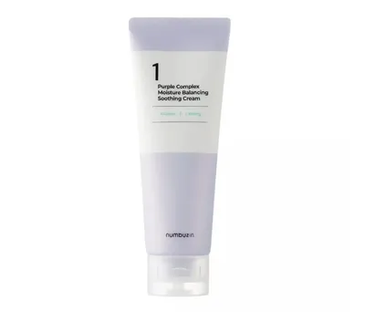 Numbuzin No.1 ,Purple Complex Moisture Balancing Soothing Cream (Krem równoważąco-kojący)