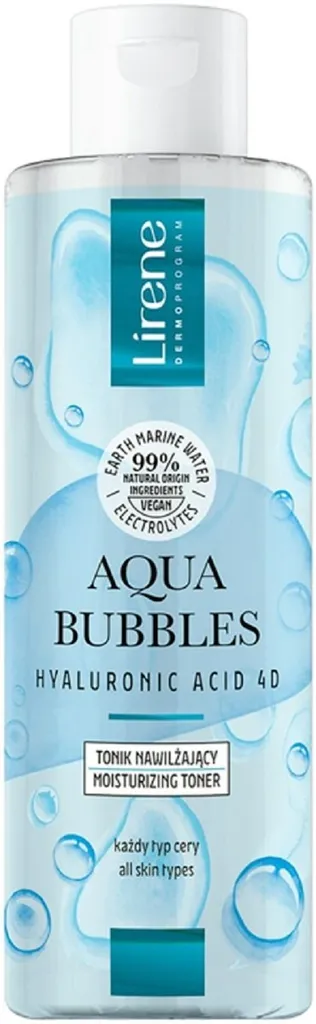 Lirene Dermoprogram Aqua Bubbles, Tonik nawilżający