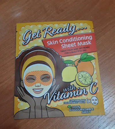 Mascot Europe BV Get Ready Skin Conditioning Sheet Mask with Vitamin C (Maseczka w płachcie  z witaminą C)