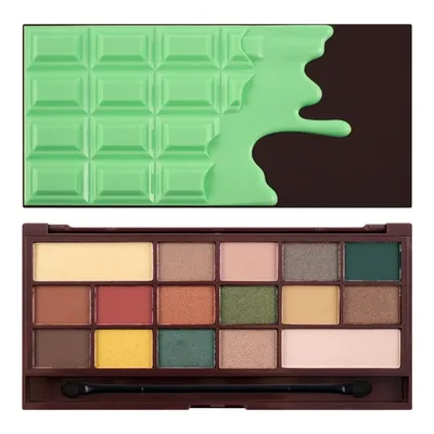 I Heart Revolution Mint Chocolate Shadow Palette (Paleta 16 cieni do powiek)