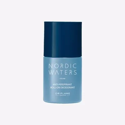Oriflame Nordic Waters for Him, Anti-Perspirant Roll-on Deodorant (Dezodorant antyperspiracyjny w kulce dla niego)