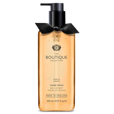 Grace Cole The Boutique Collection, Oud & Cassis Hand Wash (Mydło do rąk w płynie `Drzewo agarowe i czarna porzeczka`)
