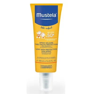 Mustela Bebe - Enfant, Spray Solaire Tres Haute Protection SPF 50+ (Spray przeciwsłoneczny)