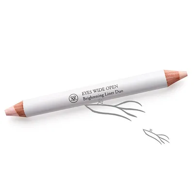 Rouge Bunny Rouge Eyes Wide Open, Brightening Liner Duo (Podwójna rozświetlająca kredka do oczu i na linię wodną)