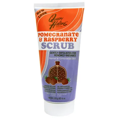Queen Helene Pomegranate & Raspberry, Refining Natural Facial Scrub (Peeling do twarzy z granatem i maliną)