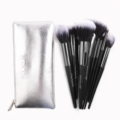 Focallure Brush Bundle Set (Zestaw 10 pędzli do makijażu)