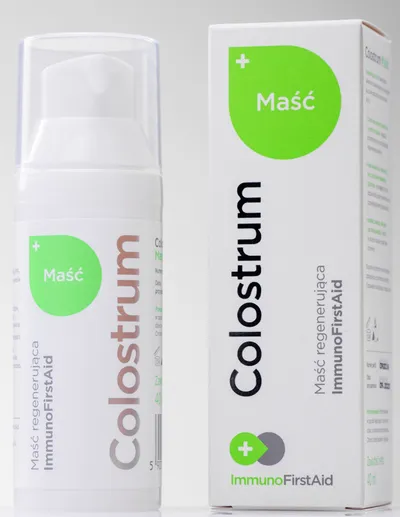 Immuno First Aid Colostrum, Maść regenerująca