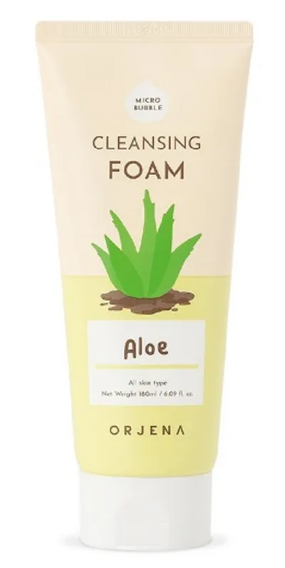 Orjena Aloe Cleansing Foam (Pianka do mycia twarzy)