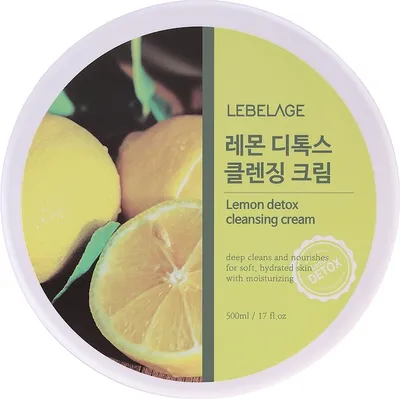 Lebelage Lemon Detox Cleansing Cream (Oczyszczający krem do twarzy)