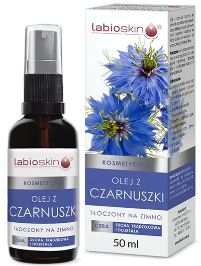 LabioSkin Kosmetyczny olej z czarnuszki tłoczony na zimno