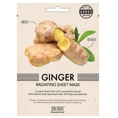 Skin Treats Ginger Radiating Sheet Mask (Maseczka do twarzy na tkaninie `Imbir`)