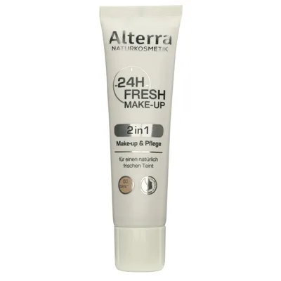 Alterra 24h Fresh Make - Up (Organiczny wygładzająco - nawilżający podkład do twarzy)