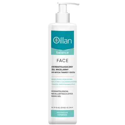 Oillan Balance, Dermatologiczny żel micelarny do mycia twarzy