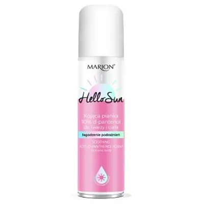 Marion Hello Sun, Kojąca pianka 10% d-pantenol do twarzy i ciała