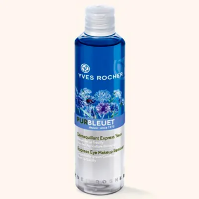 Yves Rocher Pur Bleuet, Demaquillant Express Yeux (Dwufazowy płyn do demakijażu oczu)