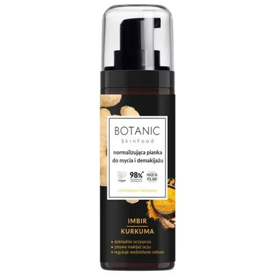 Botanic Skin Food Normalizująca pianka do mycia i demakijażu
