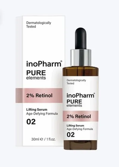 inoPharm Pure Elements, Lifting Serum 2% Retinol (Serum do twarzy z retinolem 2%)