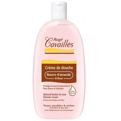 Roge Cavailles Creme de Douche Beurre d’ Amande & Rose (Krem pod prysznic maśło migdałowe i róża)